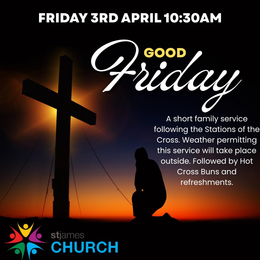 Good Friday Service poster